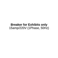 Breaker for Exhibits only 15amp/220V (1Phase, 50Hz)